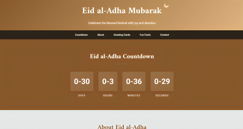 Eid Adha Greeting Cards